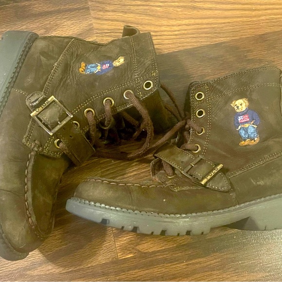 kids ralph lauren polo boots size 13 - Picture 3 of 8